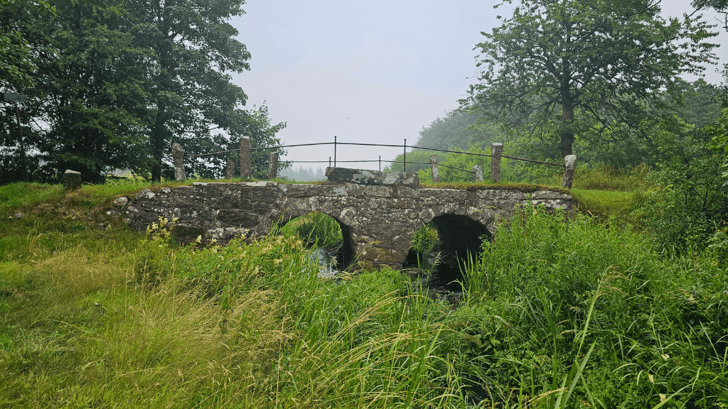 Old bridge made of stones at Gejlå